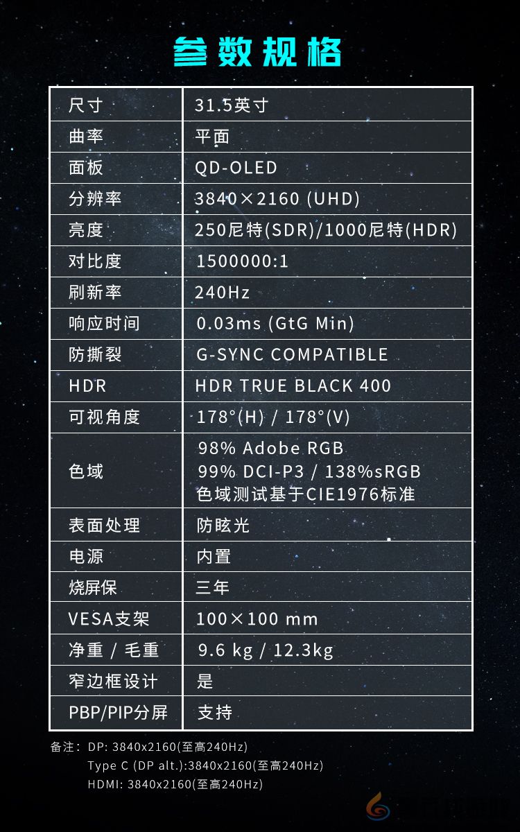 微星发布MPG 322URX QD-OLED流光显示器，DP2.1技术引领视觉新体验(图5)